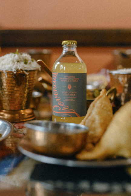 Tangerine, Grapefruit, Lemon, Masala & Vodka