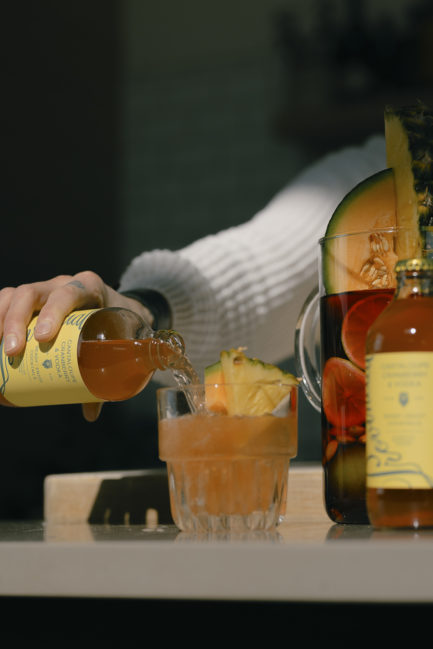 Cantaloupe, Cranberry & Vodka