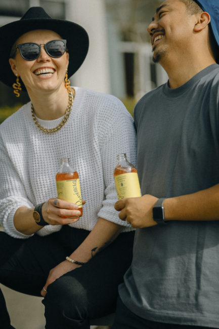 Cantaloupe, Cranberry & Vodka